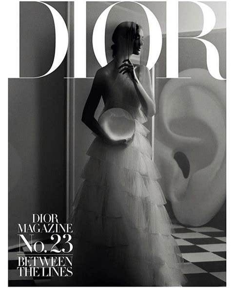 christian Dior fashion magazine